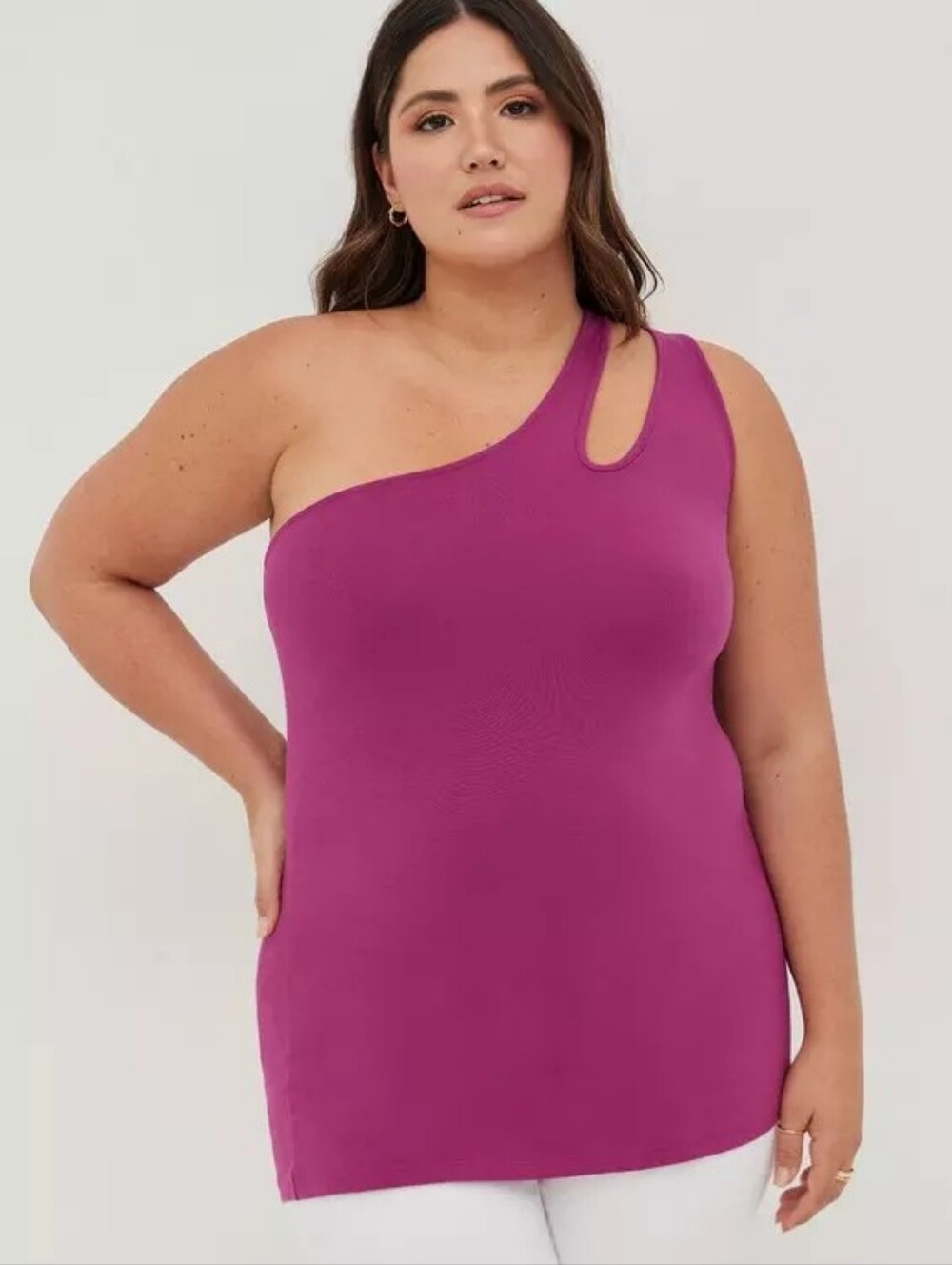 Torrid Size 2, Foxy 1 Shoulder Cut Out Tank Top NWT